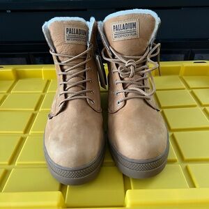 Palladium Tan Waterproof Plus Boots